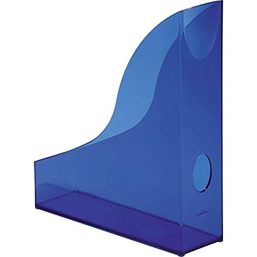 DURABLE Hunke & Jochheim Stehsammler BASIC, Polystyrol, 73x306x241mm, transluzent blau von Durable