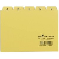 DURABLE Karteikartenregister A-Z gelb von Durable