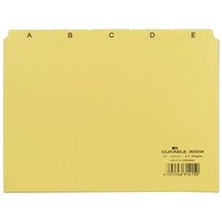 DURABLE Karteikartenregister A-Z gelb von Durable