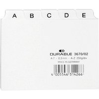 DURABLE Karteikartenregister A-Z weiß von Durable