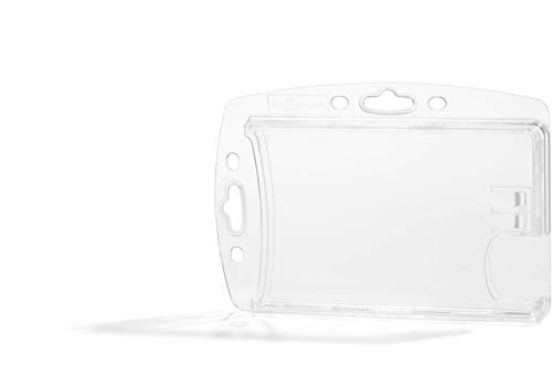 DURABLE Kartenbox, für 2 Karten, Hartplastik, innen: 8,5 x 5,4 cm, transparent (10 Stück), Sie erhalten 1 Packung á 10 Stück von Durable