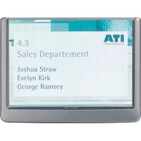 DURABLE Türschild CLICK SIGN Kunststoff grau 14,9 x 10,55 cm von Durable