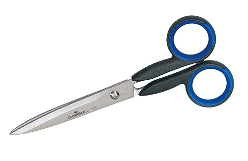 Durable Universalschere Supercut, 15 cm (6 Zoll), schwarz/blau, 171601 von Durable