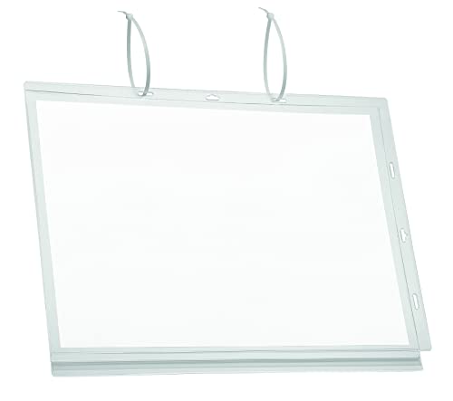 Durable 502819 Plakattasche wasserdicht A3 Kabelbinder, Beutel à 5 Stück, transparent von Durable