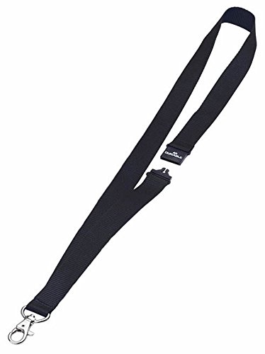 Durable Textilband mit Sicherheitsverschluss, 1 Stück, schwarz, 868201 von Durable