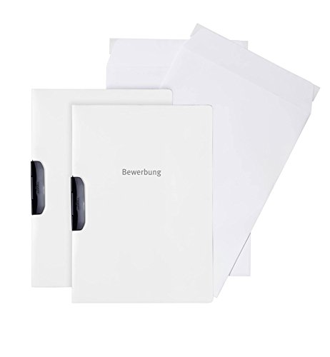 Durable Bewerbungsset Duraswing Job, 2 Bewerbungsmappen mit 2 Versandtaschen, weiß, 999108092 von Durable