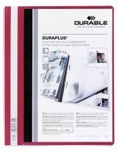 Durable Angebotshefter DURAPLUS©, strapazierf„hige Folie, DIN A4, rot von Durable