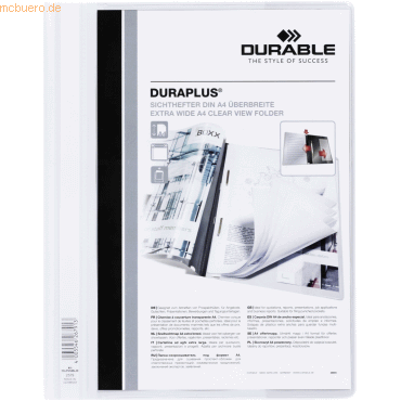 Durable Angebotshefter Duraplus A4 weiß von Durable