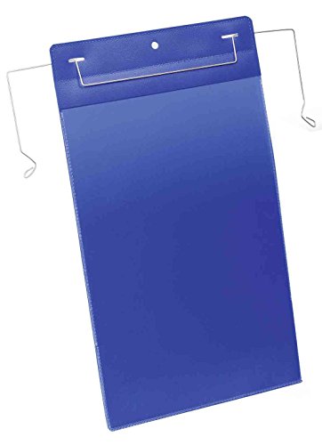 Durable Drahtbà¼geltasche (A4 hoch) Packung à 50 Stück blau, 175307 von Durable