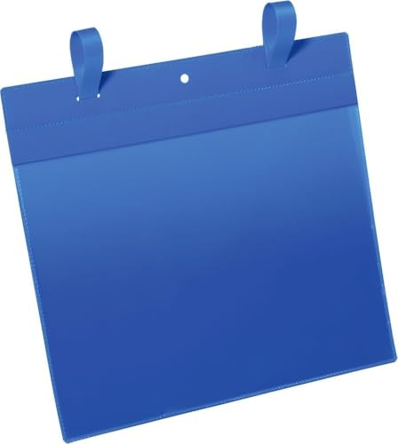 Durable Gitterboxtasche (A4 quer) Packung à 50 Stück blau, 175107 von Durable