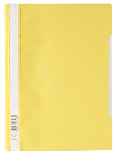 Durable Hunke & Jochheim Sichthefter A4 Standard, PP, 227 x 310 mm, Gelb von Durable