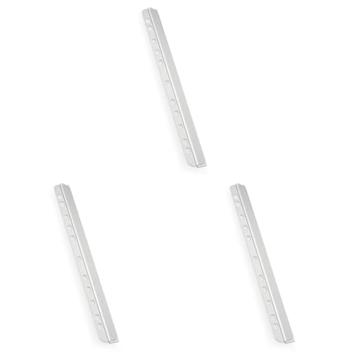 Durable Klemmschiene mit Abheftleiste, für circa 30 Blatt A4, Packung à 8 Stück, transparent, 292919 (Packung mit 3) von Durable