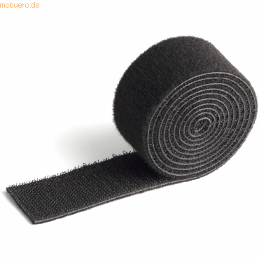 Durable Klettband-Kabelbinder Cavoline Grip 30 100x3 cm schwarz von Durable