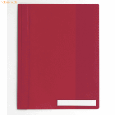 25 x Durable Sichthefter A4+ Kunststoff rot von Durable