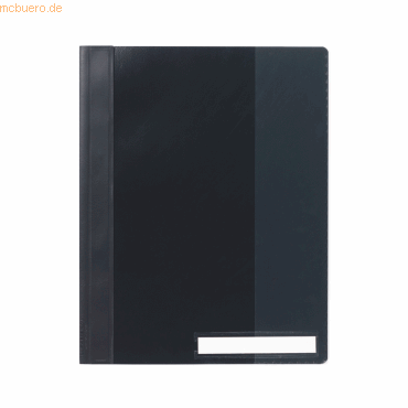 Durable Sichthefter A4+ Kunststoff schwarz von Durable