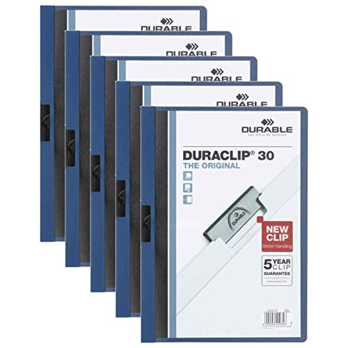 Mappe Clip DURACLIP 30 Dunkelblau, die 5 von Durable