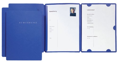 Pagna Bewerbungsset Select Basic (3 Bewerbungsmappen) blau von Pagna