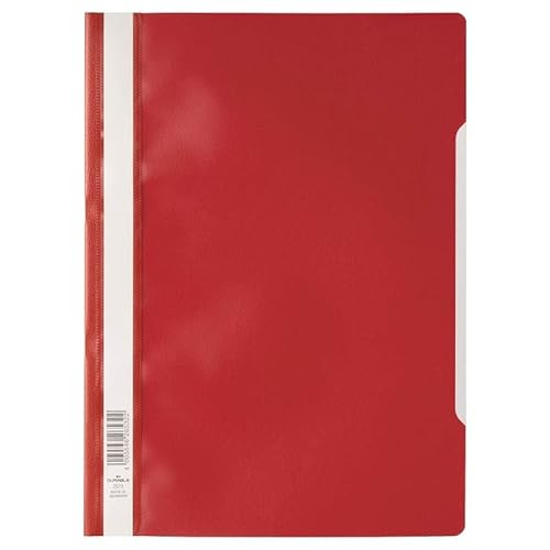 Schnellverschluss Strapazierfähiges A4 PP rot von Durable