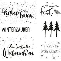 Clear Stamps "Weihnachtsgrüße" von Rayher