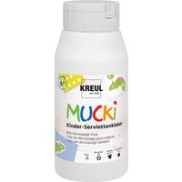 MUCKI Kinder-Serviettenkleber - 750 ml von Durchsichtig