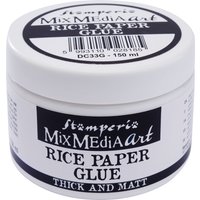 Stamperia Rice Paper Glue von Durchsichtig