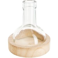 VBS Glashaube Flasche mit Holzboden von VBS