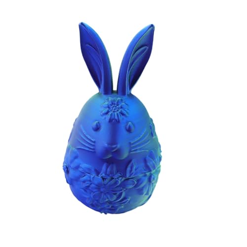 Bunny Ostereier, Ostereier gefüllt,3D -gedruckte Haseneier | Leere Osterspielzeug, Osterkorb Stuffers, Osterhome Desk Decor für Partydekorationen von Duroecsain