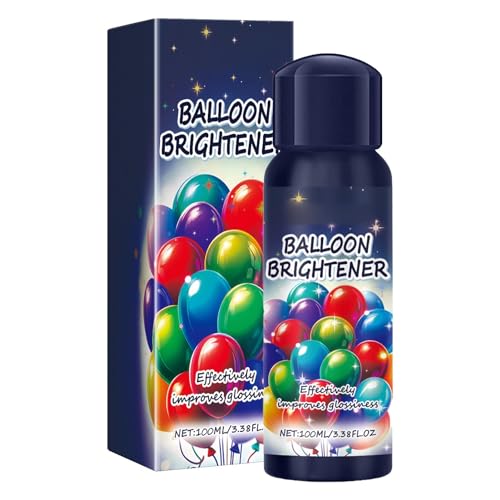 Duroecsain Ballonspray Hochglanz Ballonglanz - Ballon-Glanz-Spray für Latexballons - 100 ml hochglänzendes Ballonspray sofortiges vibrierendes Finish, lang anhaltend zur Verbesserung der von Duroecsain