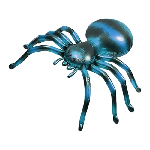 Duroecsain Halloween-Spinnen-Spielzeugballons, 4D stehende Riesenspinne, Stehende aufblasbare Requisiten, Halloween-Gruselballon-Spukhausdekorationen für Hof, Rasen, Garten, Terrasse, Zuhause von Duroecsain