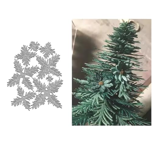 Metall-Stanzschablone mit Weihnachtsbaum, Tannenbaum, Stanzschablonen für Scrapbooking, Karten, Fotoalbum, Basteln, Prägepapier-Stanzformen für Alben, Karten, Scrapbooking von DuuFounG