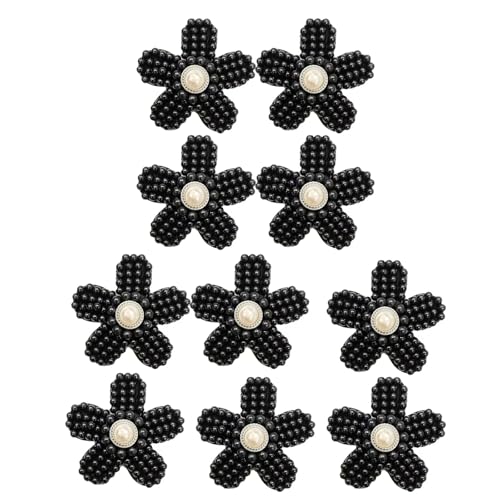 10 Stück Aufnäher Kunstperlen Blumen Patches Applikation Dekorative Flicken für Kleidung Haarnadeln 10 Stück Aufnäher Kunstperlen Blumen Patches Applikation Dekorative Flicken für Kleidung Haarnadeln von Duyeuau