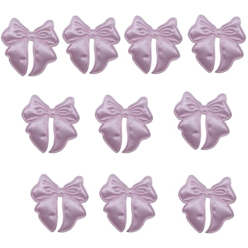 10 x bestickte Schleifen-Aufnäher, zum Aufnähen, dekorative Flicken, Schleifen, Applikationen, Schleifen, Flicken für Haarspangen, Kleidung 10 x bestickte Schleifen-Aufnäher, zum Aufnähen, dekorative Flicken, Schleifen, Applikationen, Schleifen, Flicken für Haarspangen, Kleidung von Duyeuau