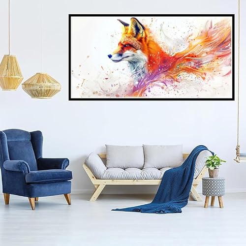 Berg Diamond Painting XXL 100X50CM, DIY 5D Diamant Painting Set Mond Diamant Painting Bilder Kinder Erwachsene Mosaikherstellung Basteln Mädchen Geschenke, Herbst Zimmer Deko Wohnzimmer, Geschenke von Dxoaoocc