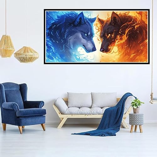 Diamant Painting Bilder Adler Diamond Painting Landschaft Diamond Painting Erwachsene Groß XXL 160X80CM, Diamant Art Malerei Kinder Stickerei Panting Set, Zimmer Deko Aesthetic, Geschenke für Frauen von Dxoaoocc