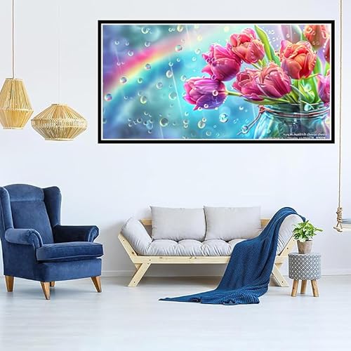 Diamond Painting Universum Diamant Painting Bilder Milchstraße Diamond Painting Erwachsene Basteln, DIY Diamond Painting Set Kinder Stickerei Kreuzstich Malerei Art Kits, Wanddeko Aesthetic 140X70CM von Dxoaoocc