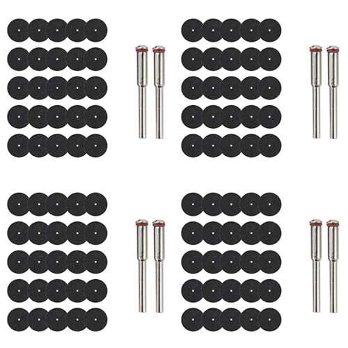 Dxoniislh 100 Stück 32mm Schleif Scheibe mit Dornen für Rotierende Werkzeuge Harz Schneid Scheibe Mini Kreissägeblatt Rotierende Trenn Scheibe von Dxoniislh