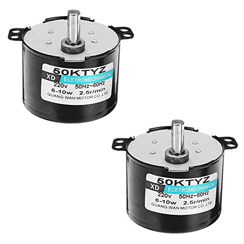 Dxoniislh 2X 50Ktyz Ac220V 10W 0.5A 2.5R / Min Dauermagnet Synchron Motor AC Untersetzungs Getriebe Motor Cw/Ccw von Dxoniislh