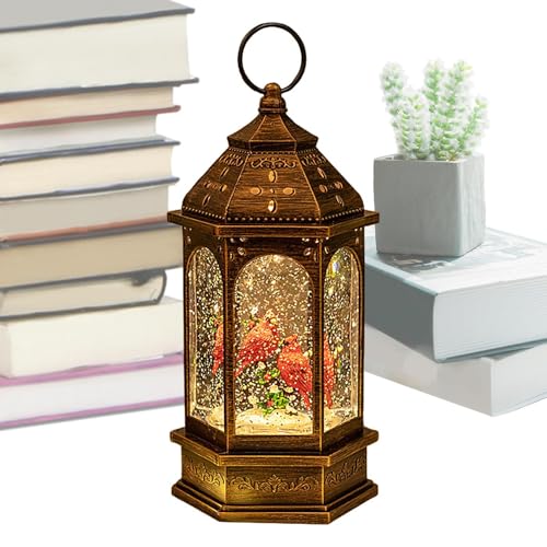 Christmas Lantern Tabletop Candle Light Decorative Christmas Lamp Hangable Candle Lamp Holiday Candle Decor Festive Lanterns Christmas Home Decorations Illuminated Candle Holder Christmas Tabletop von Dybnuhoc