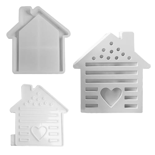 House Mold Concrete Mould Silicone Home Decor Plaster Mold Cement Casting Mould for Craft Making Desktop Ornament Resin Molds for Personalized Decorations Creative Projects von Dybnuhoc