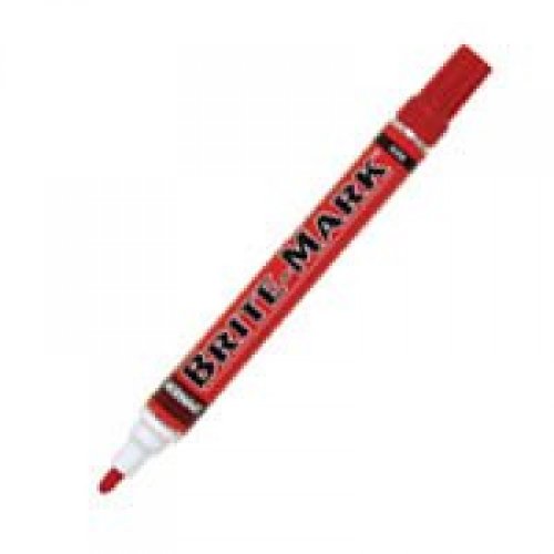 brite-mark Permanent Paint Marker mit mittlerer Spitze valve-action, 1/8 inches, rot, 1 von Dykem