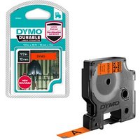 DYMO Schriftband D1 1978367, 12 mm schwarz auf orange von Dymo