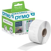 DYMO Etikettenrolle für Etikettendrucker S0722470 weiß, 38,0 x 190,0 mm, 1 x 110 Etiketten von Dymo