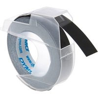 DYMO Prägeband 3D 12745 520109, 9 mm weiß auf schwarz von Dymo