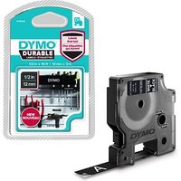 DYMO Schriftband D1 1978365, 12 mm weiß auf schwarz von Dymo