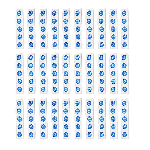 Dyocoag 30pcs NFC -Tags PVC 504 Bytes Programmierbares Aufkleber Tagmo Telefon (-1021230111011) von Dyocoag