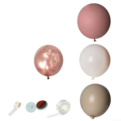 Wunderschöne Blush Nude Ballon-Girlande-Set, 158-teilig, Luftballons für Hochzeiten, Geburtstage und mehr von DystopiaWorld