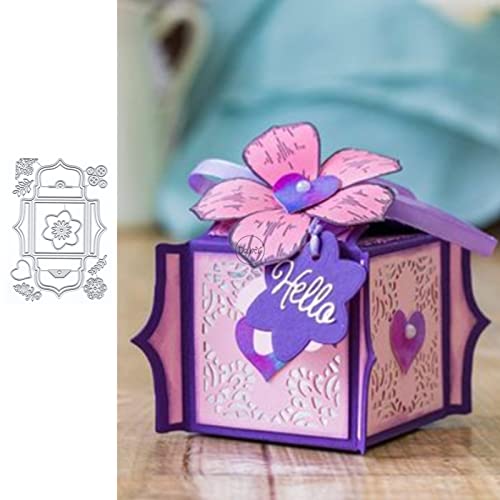 DzIxY Box Blume Typ Metall Stanzformen für Kartenherstellung Kit Prägung Papier Stanzen Scrapbook Maschine Schablonen Lagerung Taschen Liefert von DzIxY