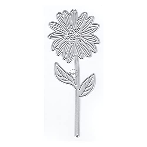 DzIxY Daisy Leaves Metall-Stanzformen für Kartenherstellung, Prägepapier, Stanzformen, Alben, Scrapbooking, Vorlagen, Schablonen, Aufbewahrungstaschen von DzIxY