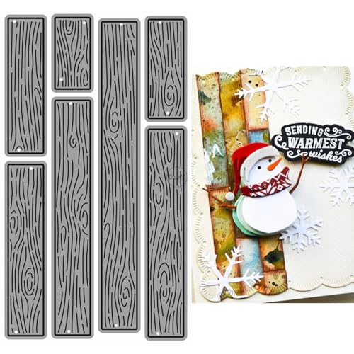 DzIxY Metall-Stanzschablonen mit langen Streifen für Kartenherstellung, Prägepapier, Stanzform-Set, Scrapbook-Schablonen, Zubehör, Maschinenvorlagen von DzIxY