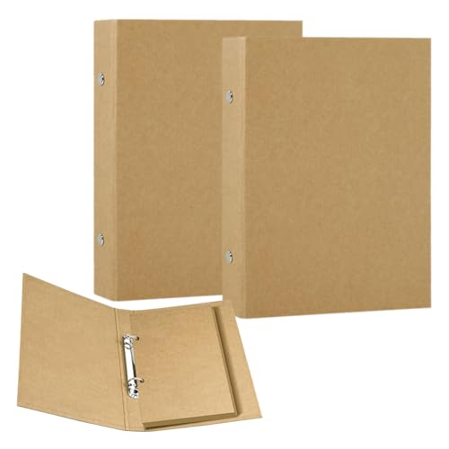 Dzmuero Binder A5 2 Ringe, Ringbuch A5, Ordner A5, Ringbuch A5 Nachfüllbar, 2 Stück von Dzmuero